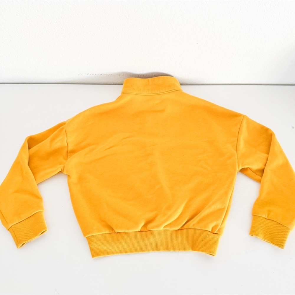 Girls Nike Yellow Half-Zip Sweatshirt size XS quarter zip - Picture 2 of 9